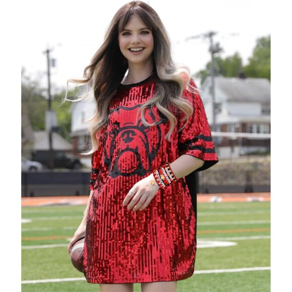 Game Day Stackable Bracelets College Football Team Spirit Beaded Jewelry - Picture 2 of 8